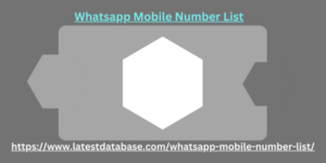 Whatsapp Mobile Number List