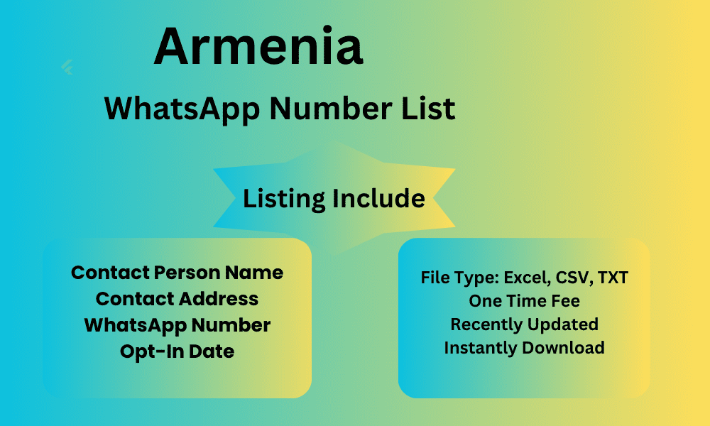 Armenia whatsapp number list