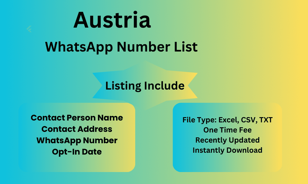 Austria whatsapp number list