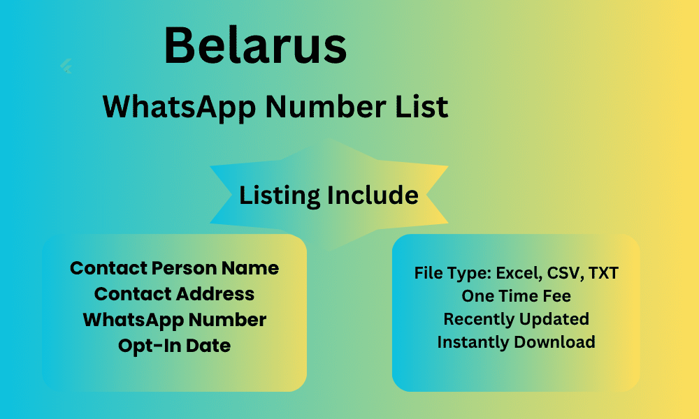 Belarus whatsapp number list