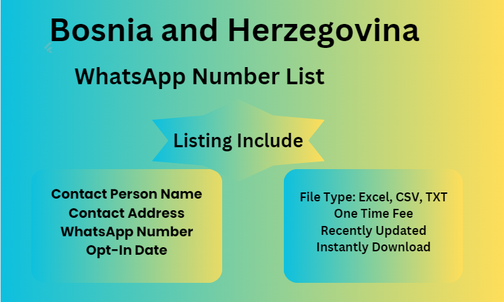 Bosnia and herzegovina whatsapp number list