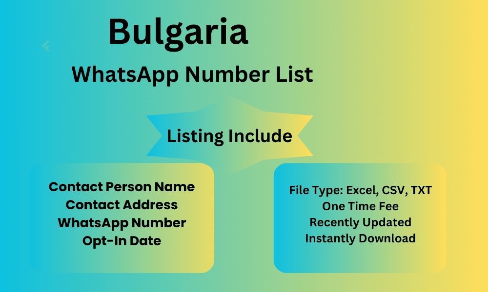 Bulgaria whatsapp number list