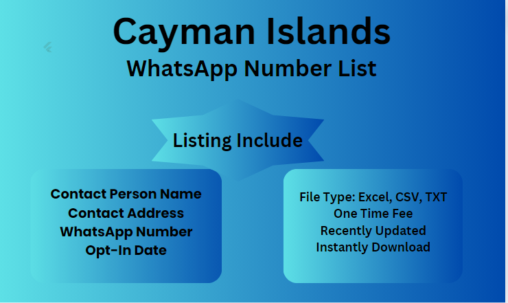 Cayman Islands whatsapp number list