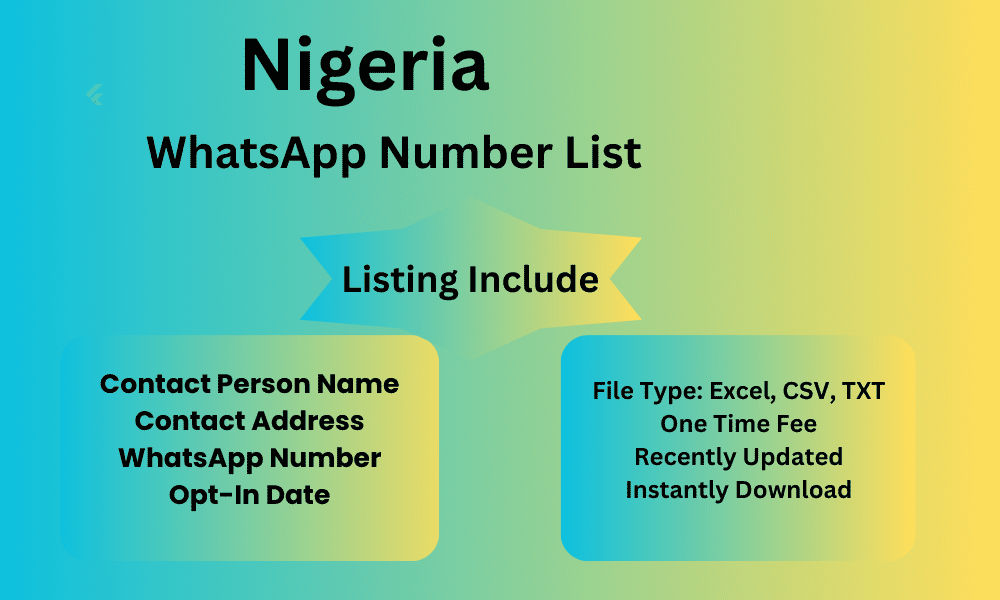 Nigeria whatsapp number list