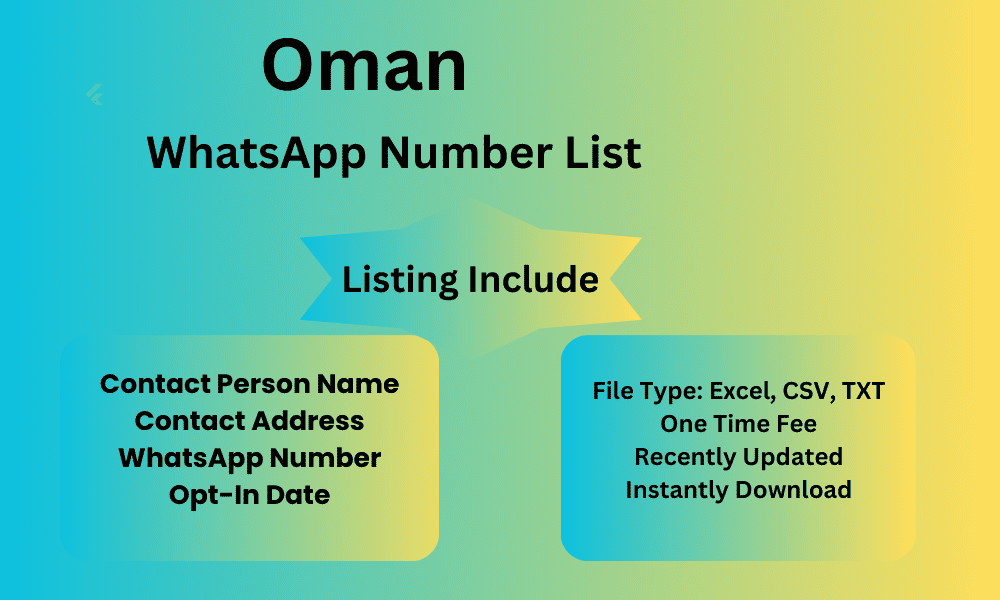 Oman whatsapp number list