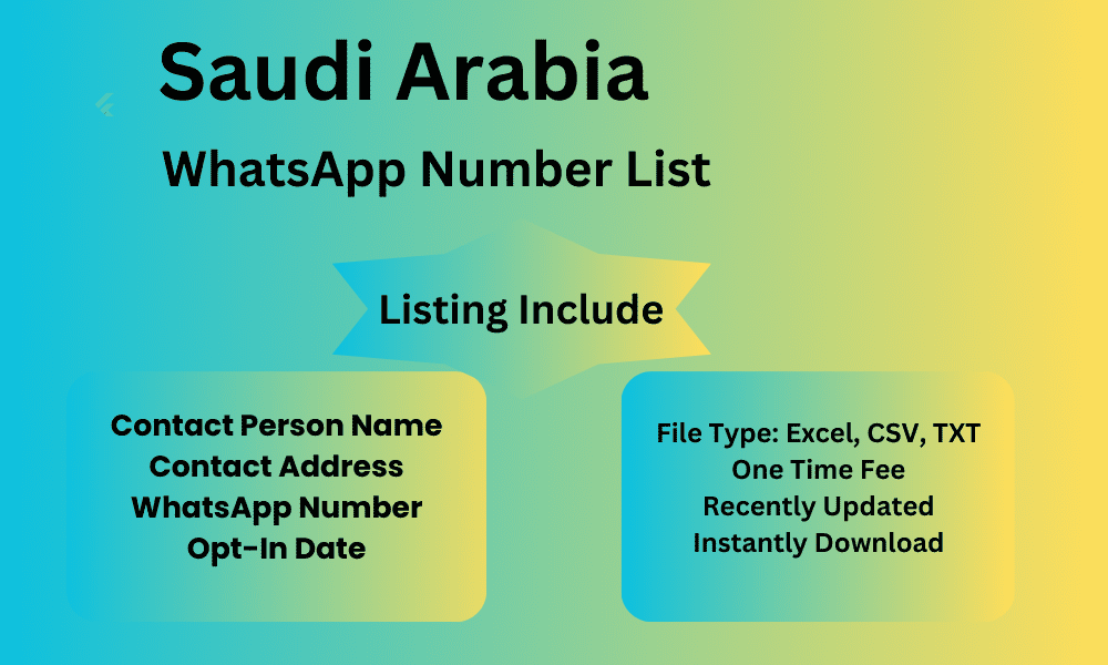 Saudi Arabia whatsapp number list