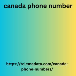 canada phone number