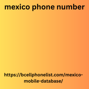 mexico phone number