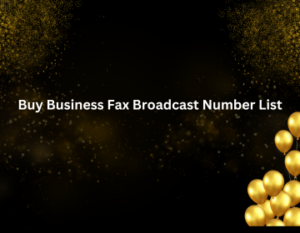 buy business fax broadcast number list