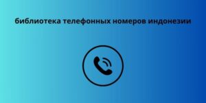 библиотека телефонных номеров индонезии